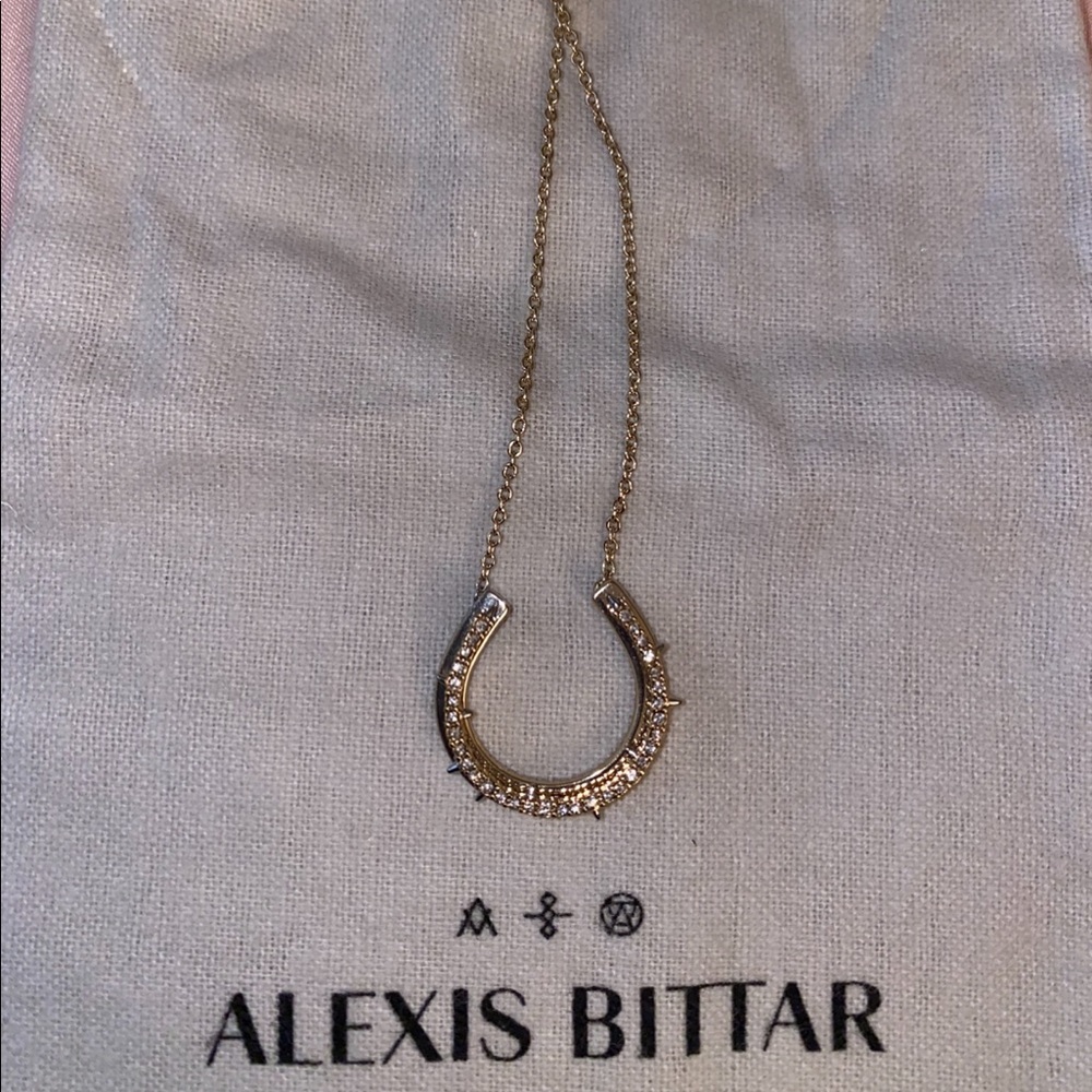 ALEXIS BITTAR horseshoe pendant